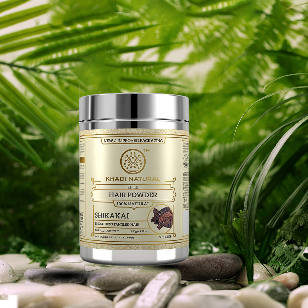 Khadi Natural Organic Shikakai Powder For Hair Wash - 150gm - Image 7 - Buy from Indicrest