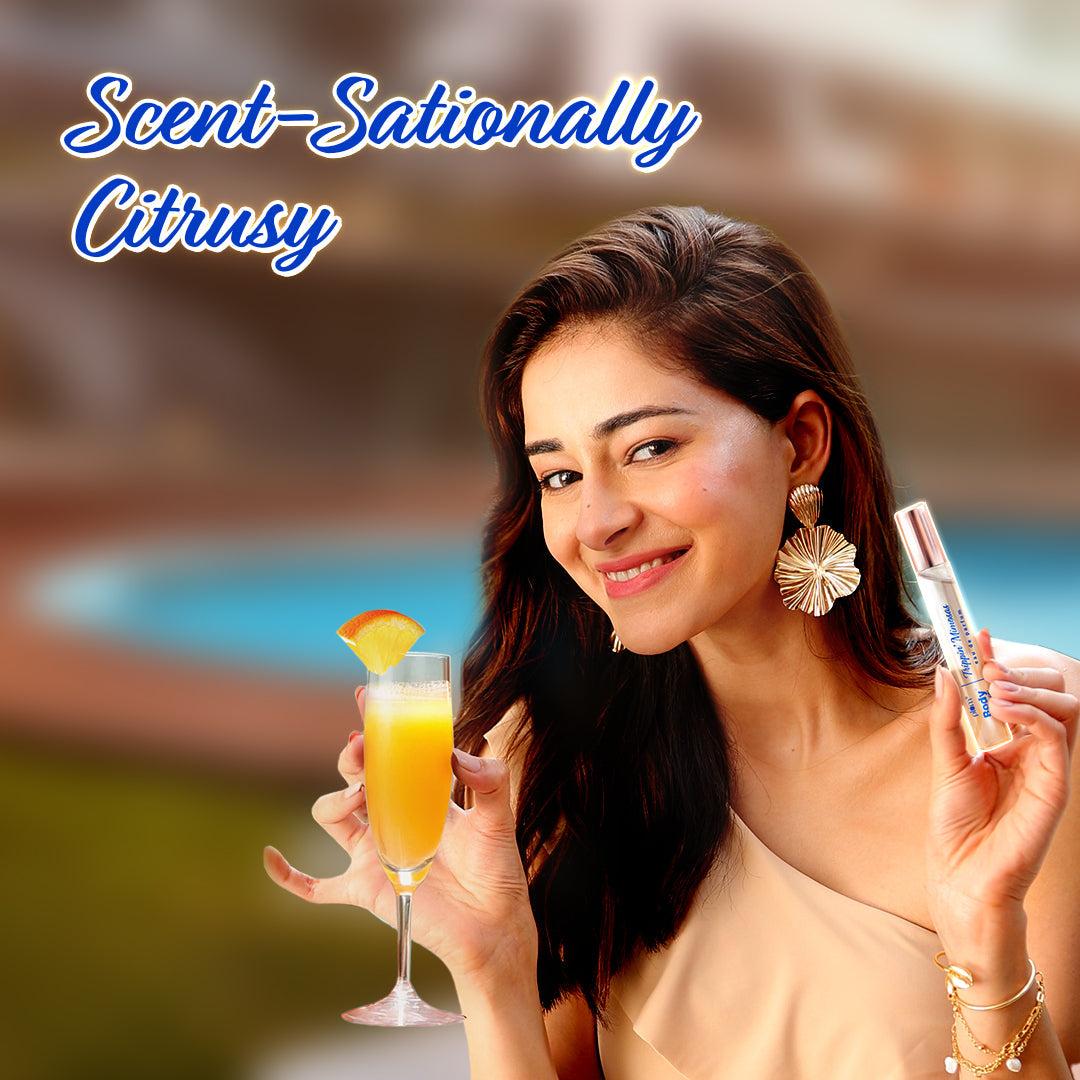 Plum Trippin Mimosas Eau De Parfum (Perfume) by Plum BodyLovin' | Long Lasting | Travel-Friendly | Citrusy Fragrance | Luxury Perfume, 15ml