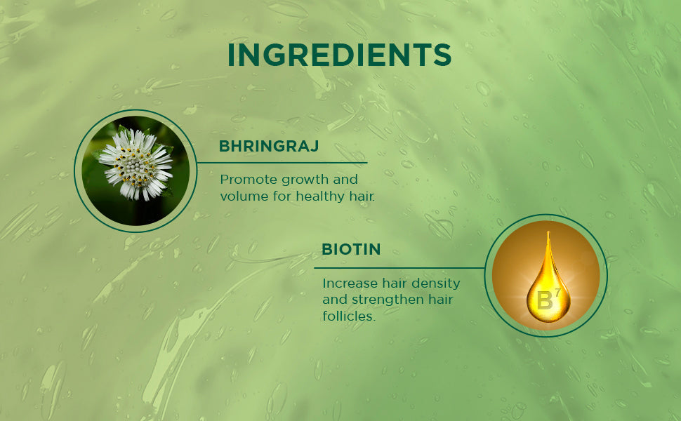 Biotique Bhringraj & Biotin Hair Fall Control Therapy Shampoo, 300ml - Image 4 - Buy from Indicrest