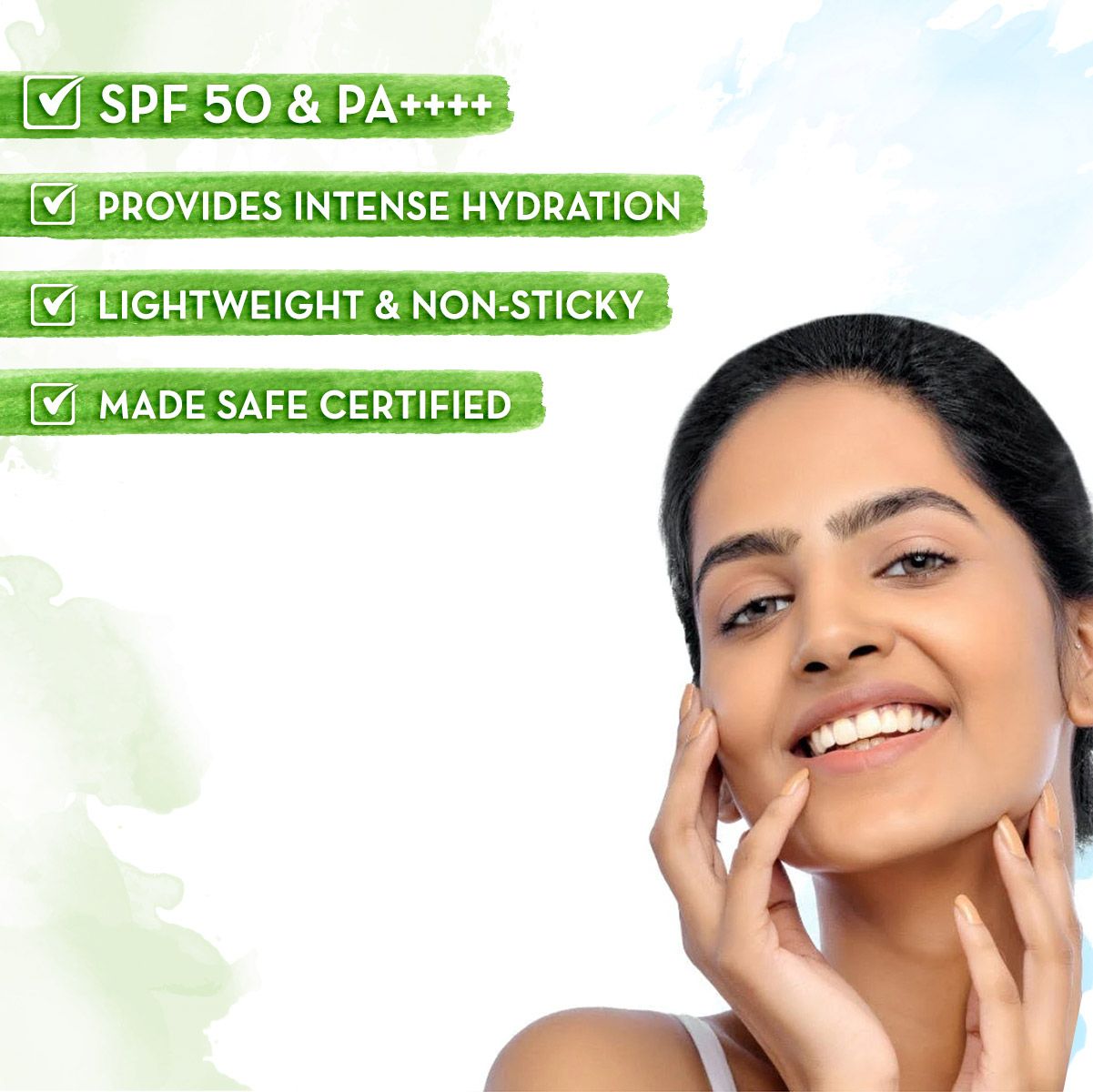 Mamaearth HydraGel Indian Sunscreen with Aloe Vera & Raspberry for Sun Protection, 50g, Pack of 2 - Image 2 - Buy from Indicrest