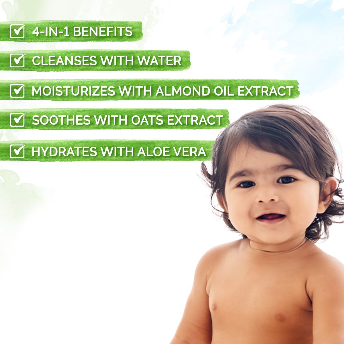 Mamaearth Baby 99% Pure Water Gentle Towel Wipes, 72 pcs - Image 3 - Buy from Indicrest