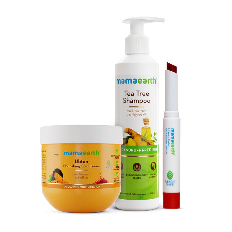 Mamaearth Perfect Winter Combo, 100g + 250ml + 2g - Buy from Indicrest