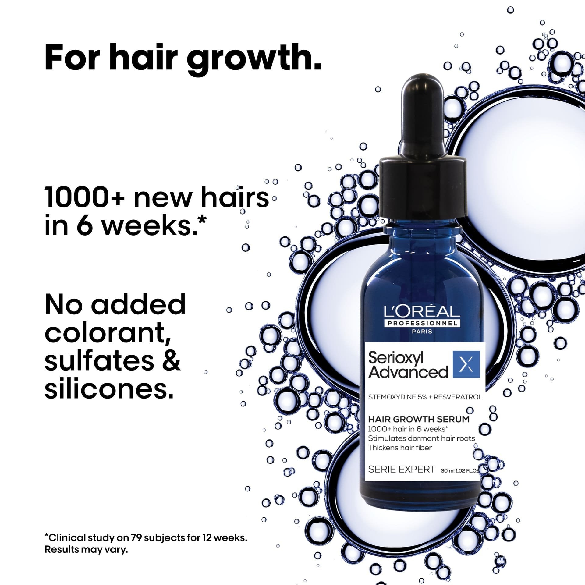 L'Oreal Professionnel Serioxyl Advanced Density Activator, Leave-In Serum, 30ml