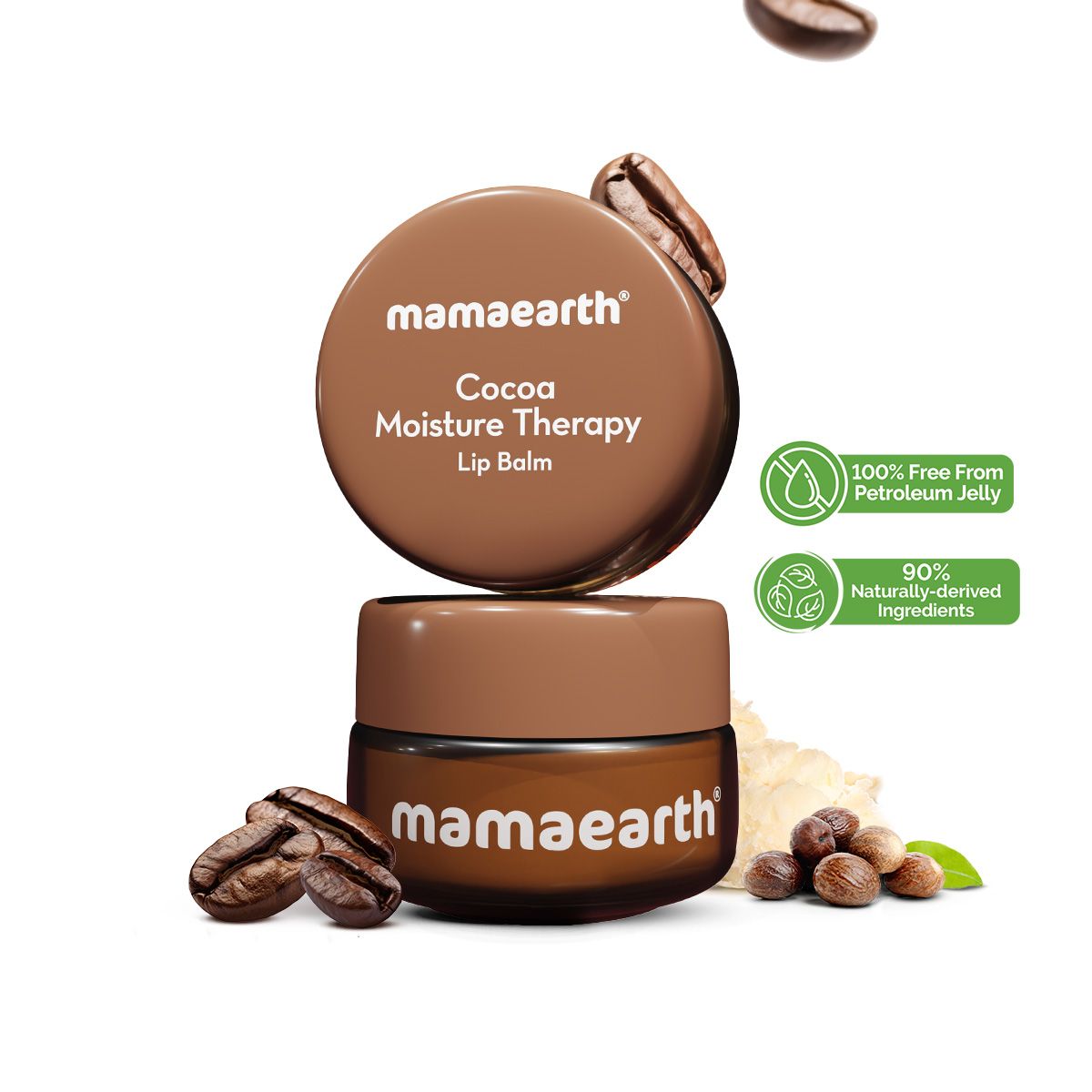 Mamaearth Cocoa Moisture Therapy Lip Balm with Cocoa Butter & Coffee for Dry & Chapped Lips 15g - Buy from Indicrest
