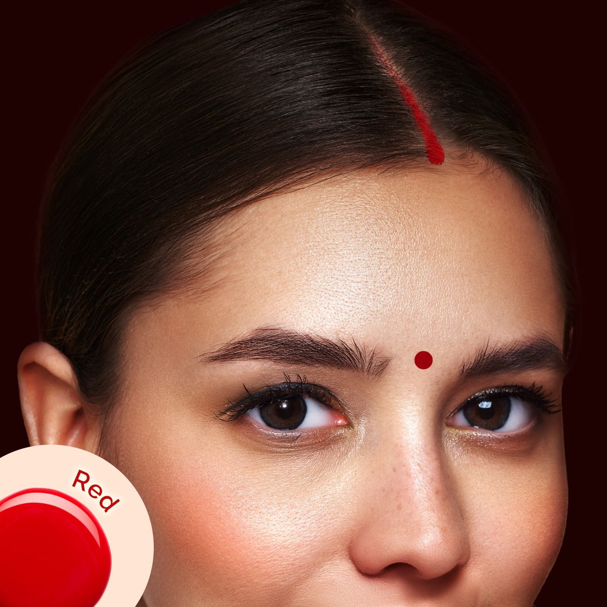 Mamaearth Liquid Matte Sindoor with Almond Extract & Vitamin E, 2.8 ml | 01, Red - Image 2 - Buy from Indicrest