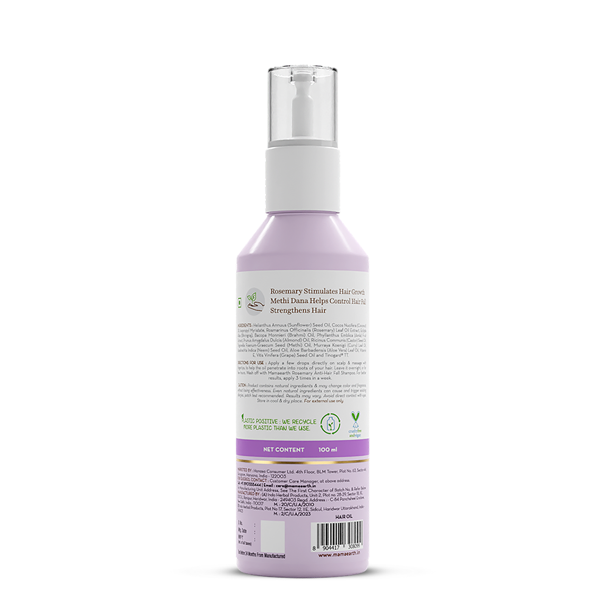 Mamaearth Rosemary Hair Growth Oil with Rosemary & Methi Dana for Promoting Hair Growth, 100ml - Image 7 - Buy from Indicrest