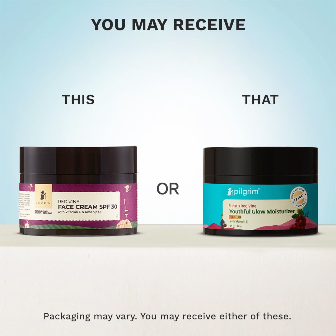 Pilgrim Day/Night Combo With French Red Vine, Face Cream 50g + Night Gel Crème 50g - Image 2 - Buy from Indicrest