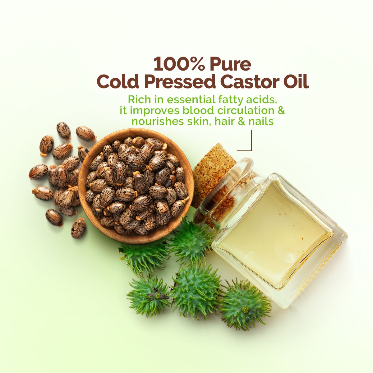 Mamaearth Castor Oil with 100% Pure Cold Pressed Castor Oil For Skin, Hair & Nails, 150ml - Image 3 - Buy from Indicrest