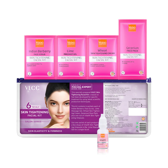 VLCC Skin Tightening Facial Kit ( 6 Facials ) - 252 g - Buy from Indicrest