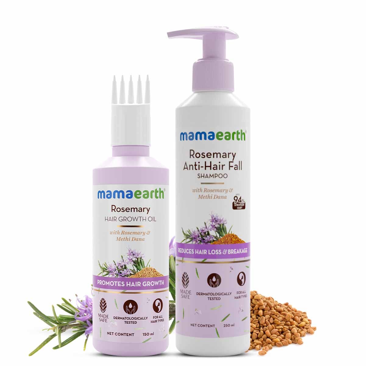 Mamaearth Rosemary Hair Growth Combo, 400ml - Buy from Indicrest