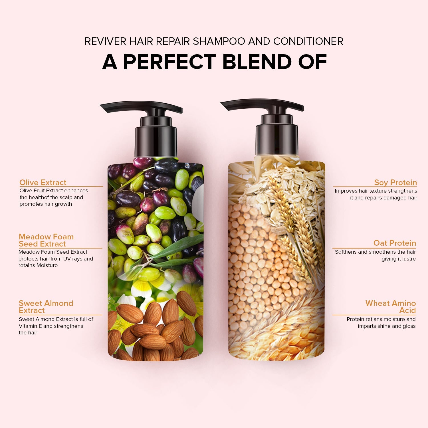 De Fabulous Reviver Shampoo 500ml and Conditioner 500ml Combo - Image 2 - Buy from Indicrest