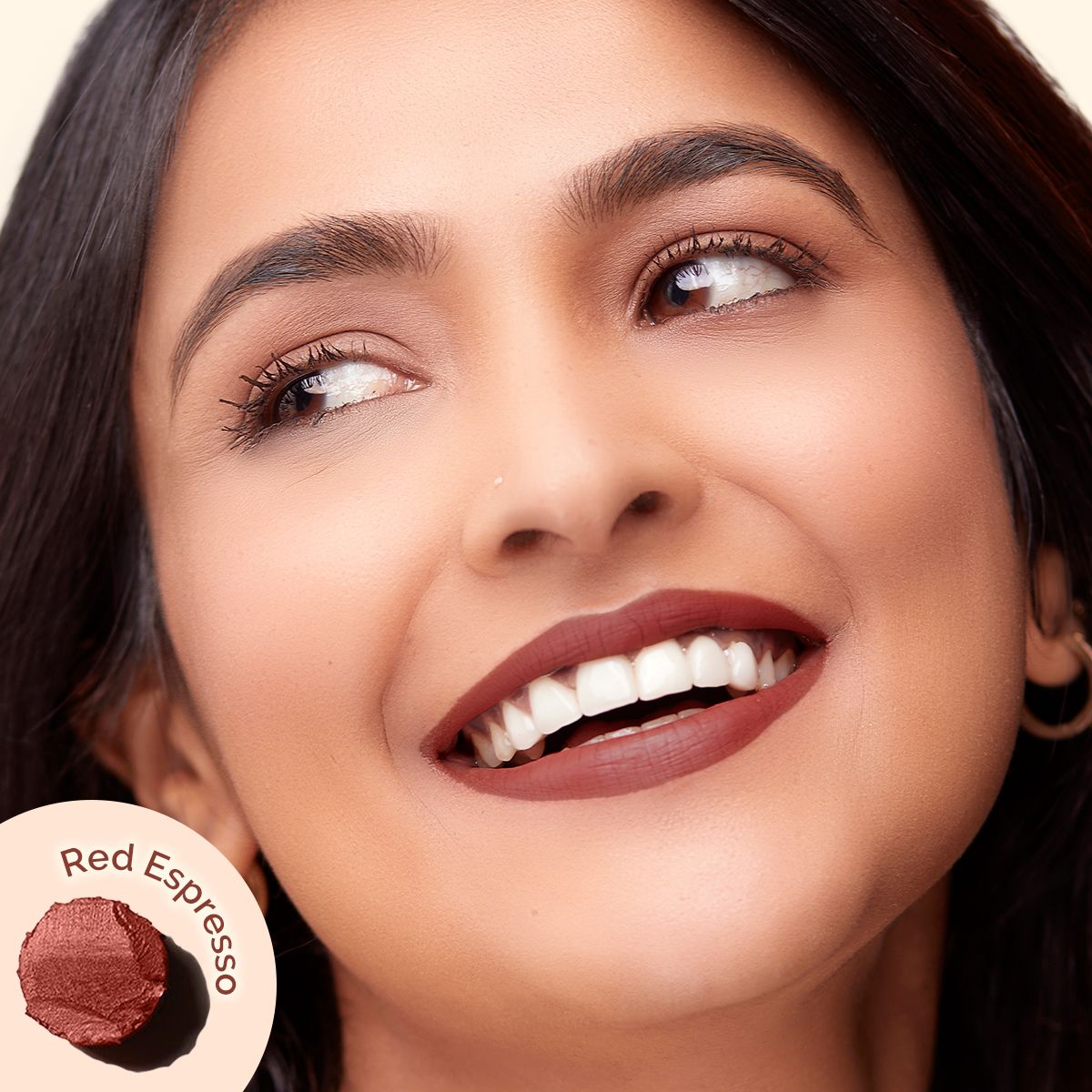 Mamaearth Luxe Matte Long Stay Lipstick with Passion Fruit Oil & Vitamin E, 2g | Red Espresso - Image 2 - Buy from Indicrest