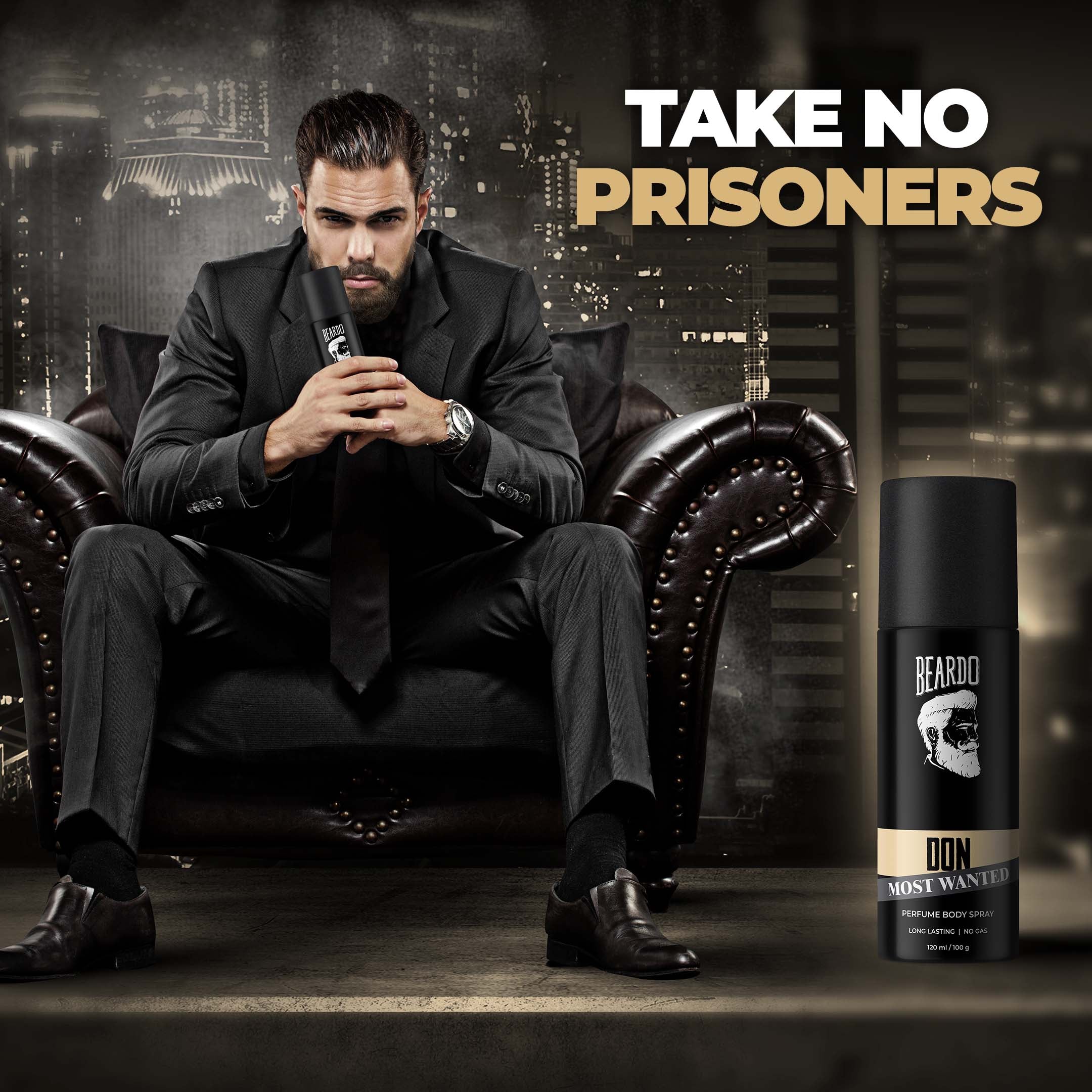 Beardo Don Most Wanted Perfume Body Spray, 120ml - Image 2 - Buy from Indicrest