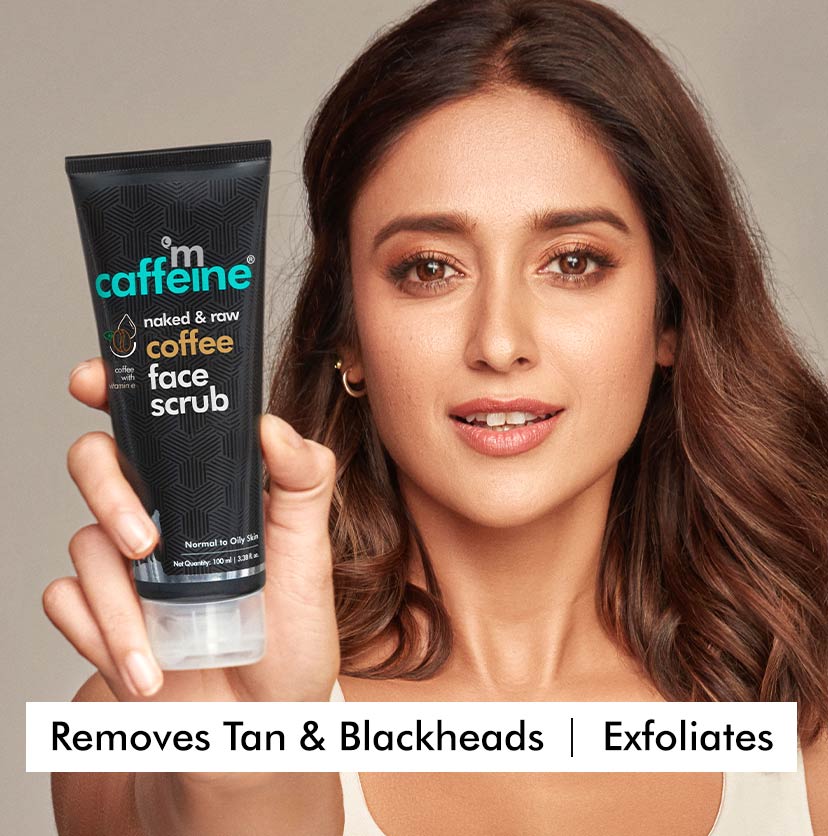 Mcaffeine Coffee Face Scrub with Walnut, 100g - Image 2 - Buy from Indicrest