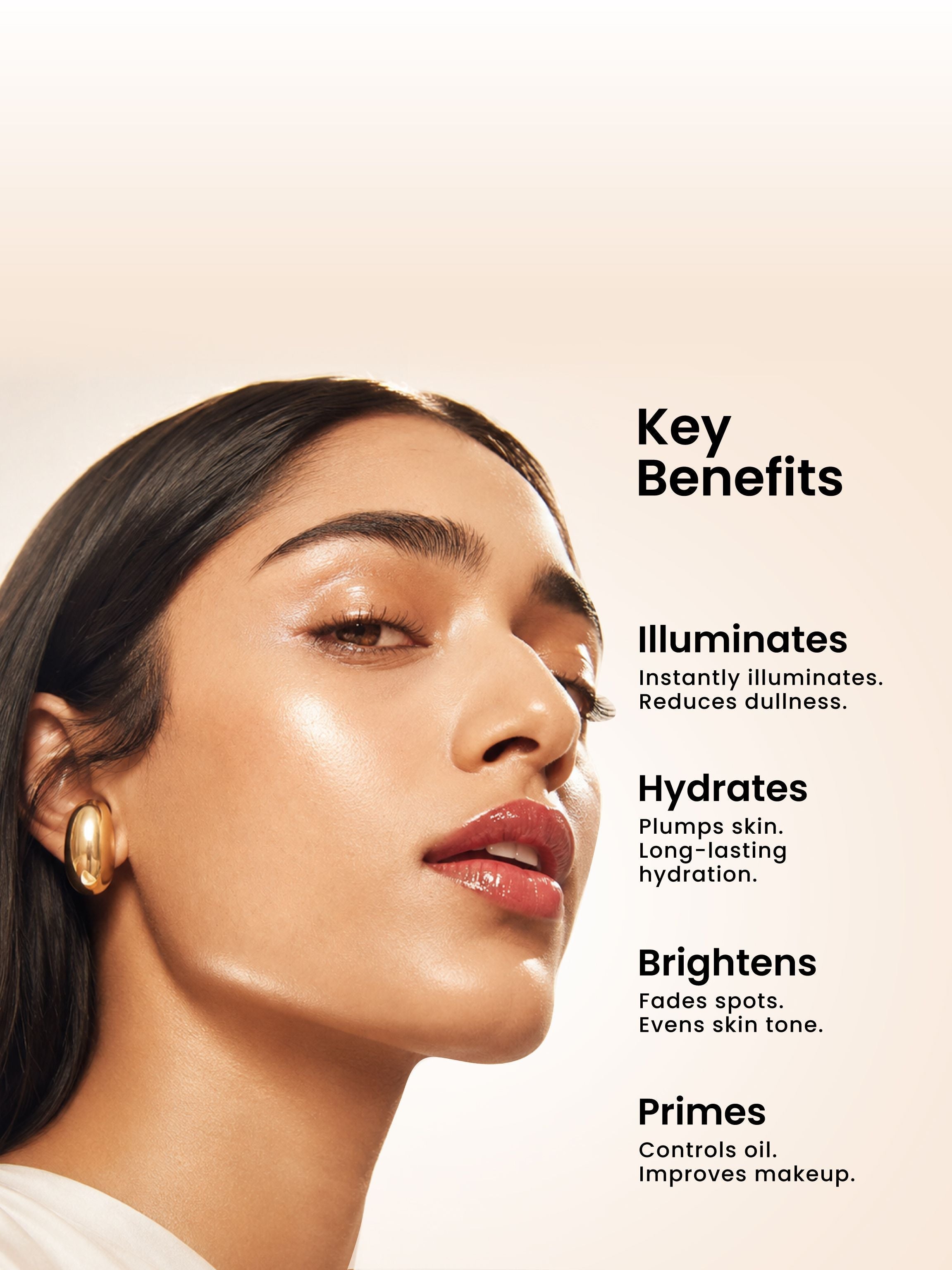 Foxtale Super Glow Illuminating Moisturizer 3-in-1 moisturizer that gives a highlighter-like glow | 50 ml - Image 2 - Buy from Indicrest