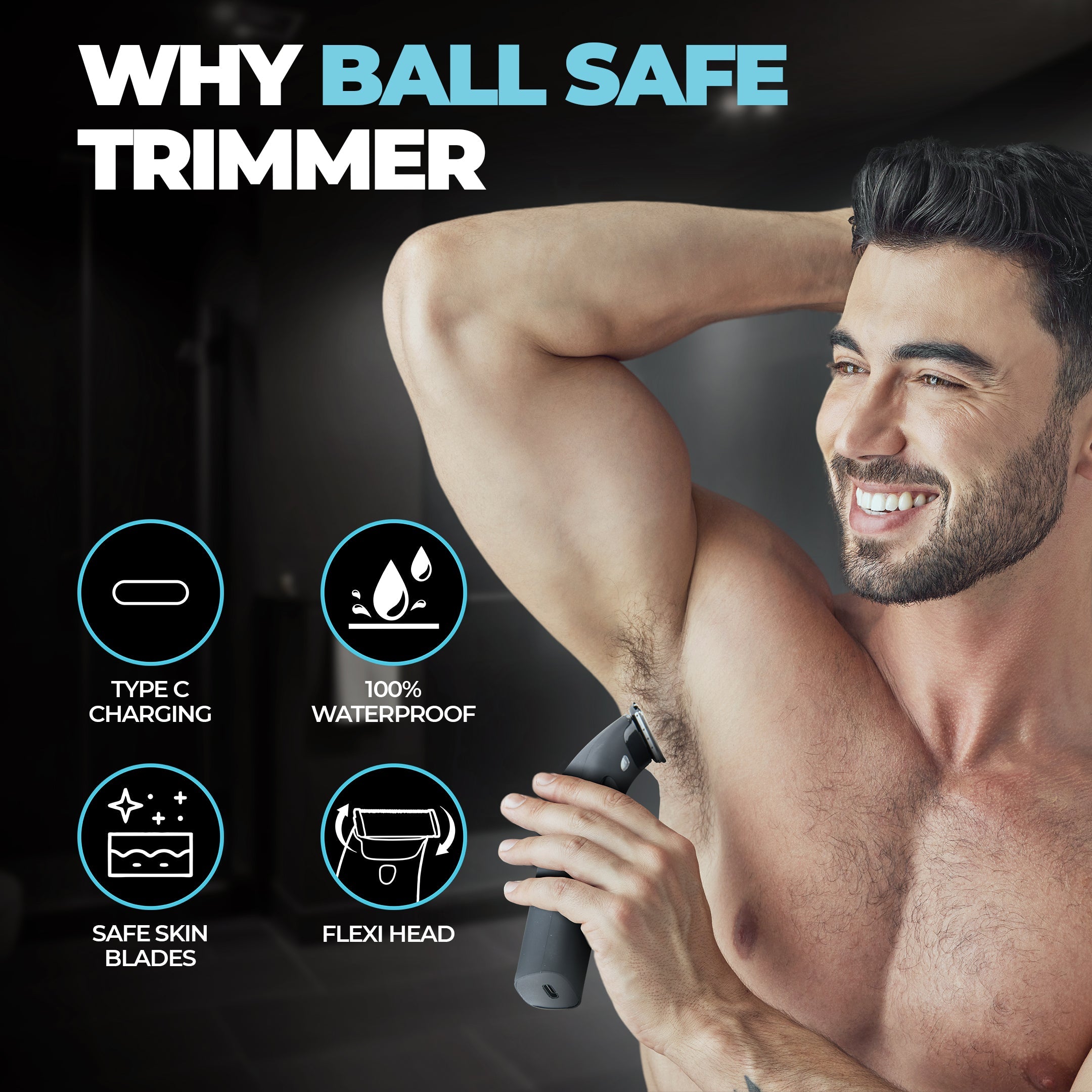 Beardo Ball Safe Trimmer - Image 3 - Buy from Indicrest