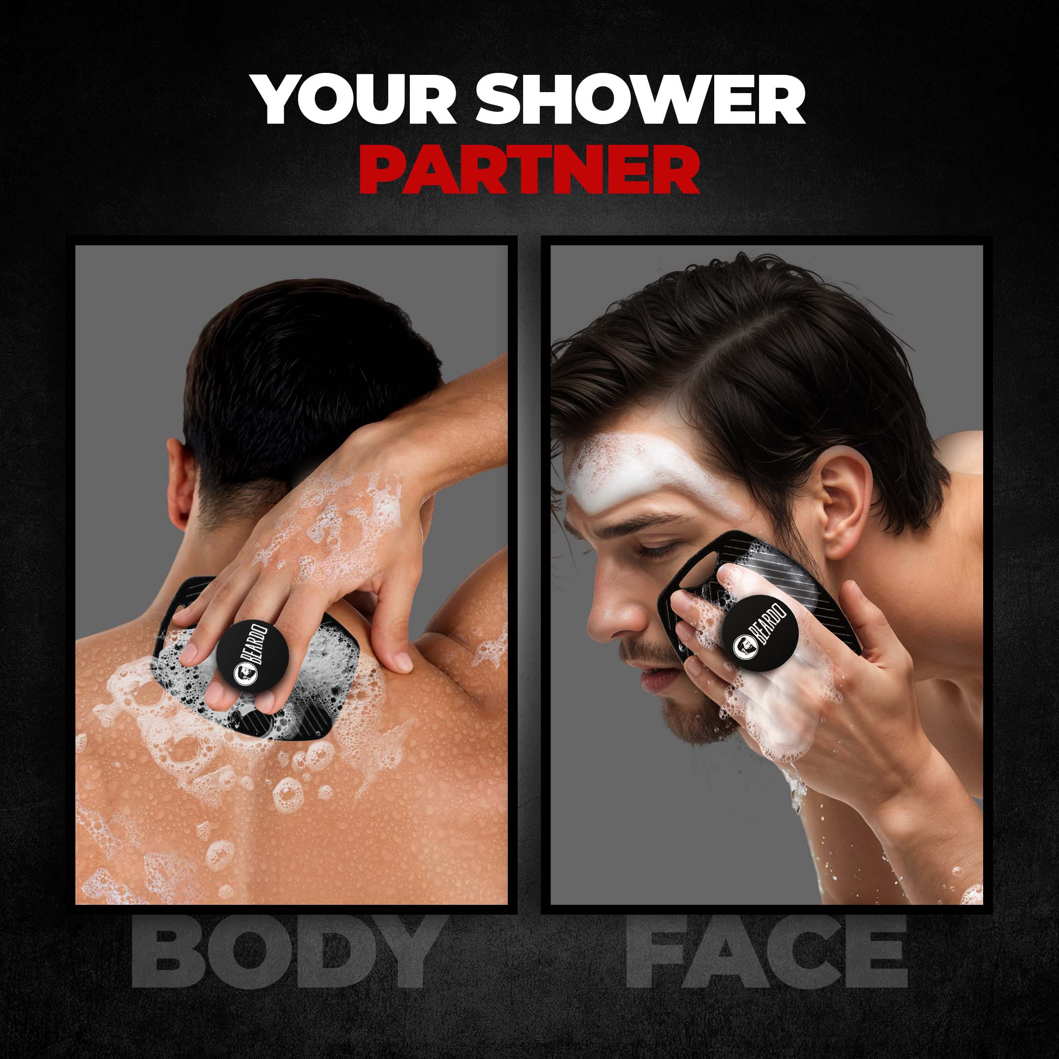 Beardo Deep Cleansing Silicone Body Scrubber - Image 2 - Buy from Indicrest