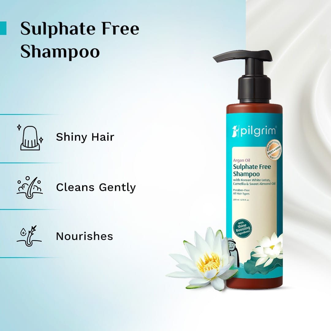 Pilgrim K-Beauty Shampoo + Conditioner Combo, Shampoo 200ml + Conditioner 200ml - Image 2 - Buy from Indicrest