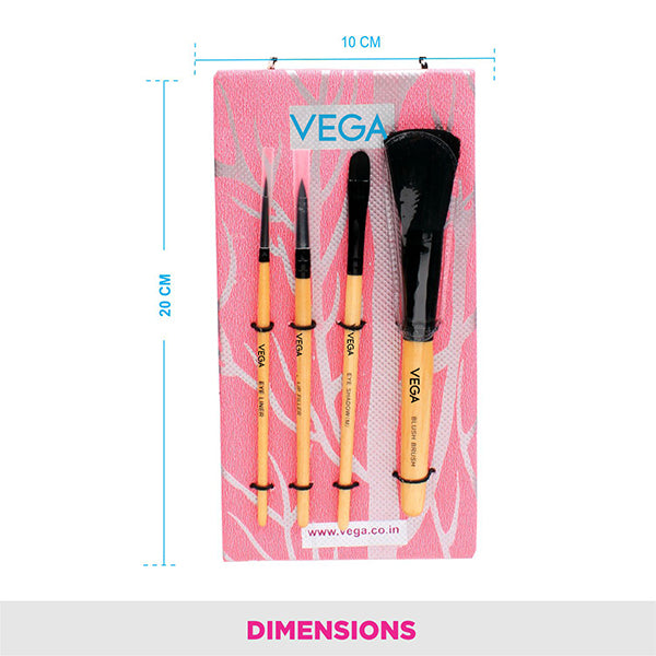 Vega Set of 4 Brushes - EVS-04