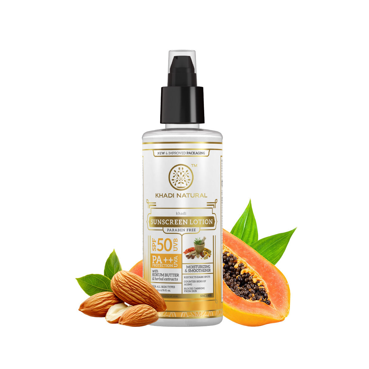 Khadi Natural Sunscreen Moisturising Lotion - SPF 50 - 100ml - Image 5 - Buy from Indicrest