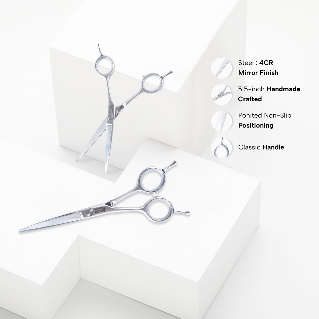 Berina Professional Voyager Sliding Matte B-W223955 Hair Cutting Scissors | Precision Cutting for Professional Use, B-W223955