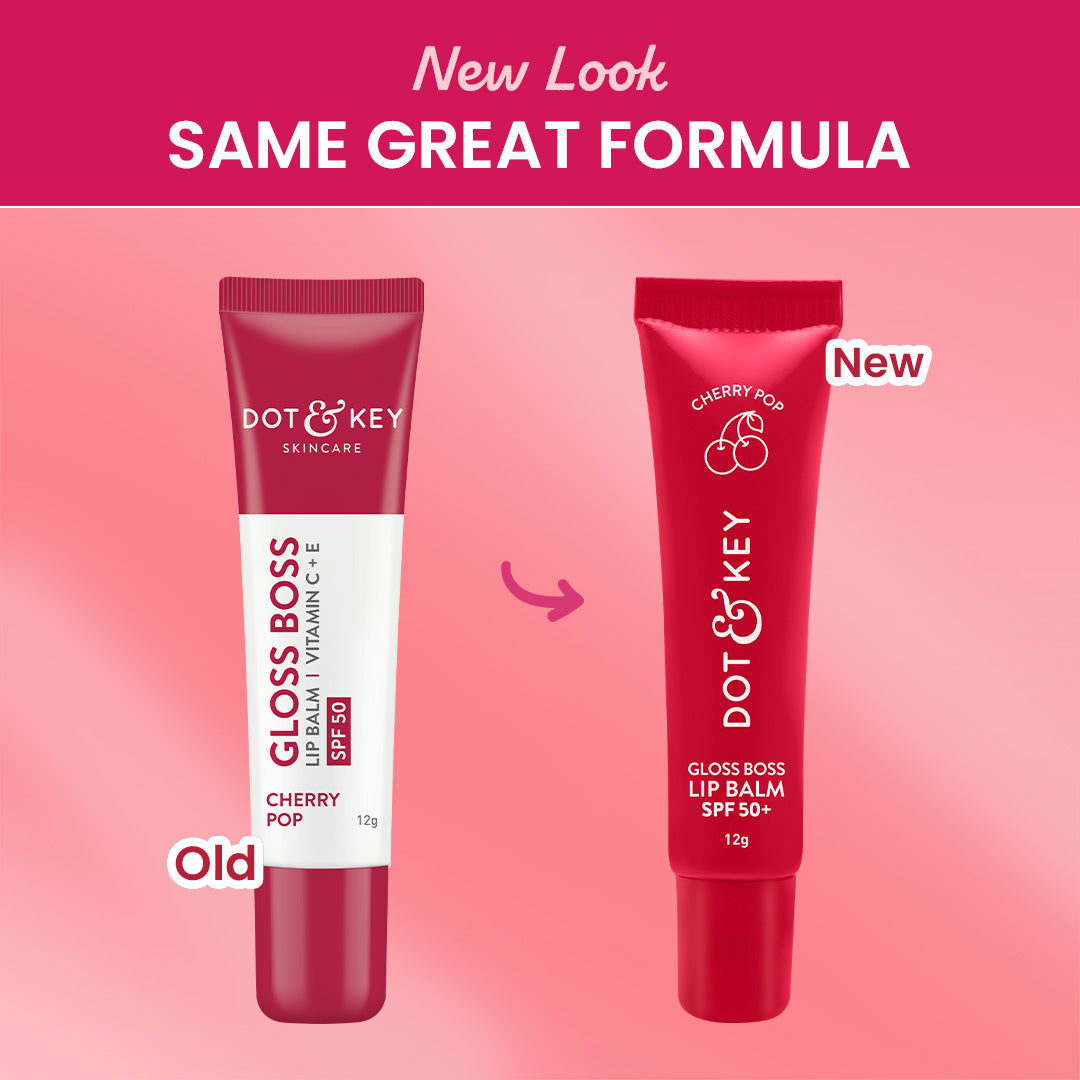 dot and key vitamin c lip balm & Gloss Boss Cherry The product description is for information purposes only and may contain additional ingredients Dot & Key Gloss Boss
