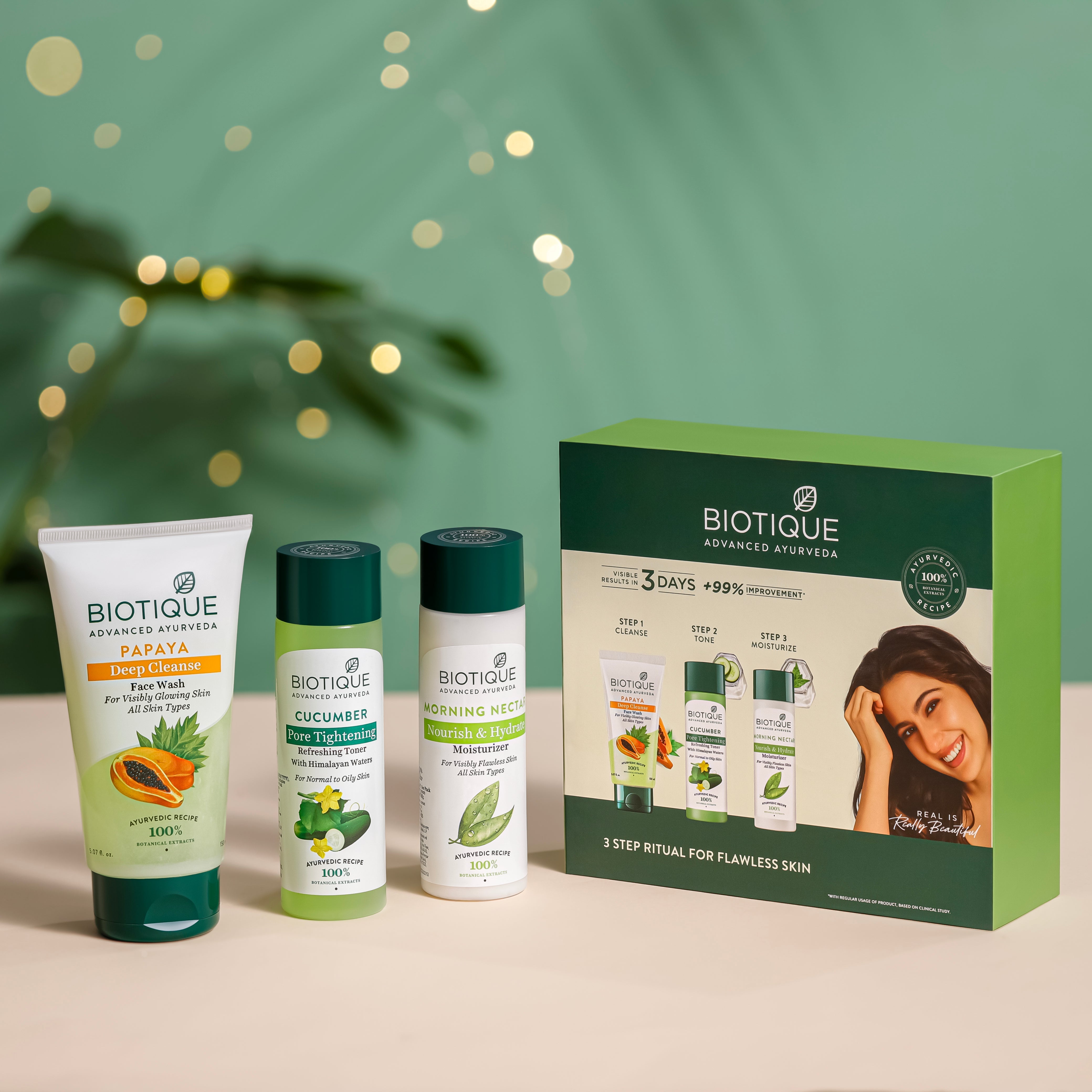Biotique Daily Skin Care Essential Gift Kit - Image 2 - Buy from Indicrest