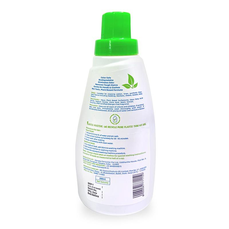 Mamaearth Plant based laundry detergent, 200ml - Image 3 - Buy from Indicrest