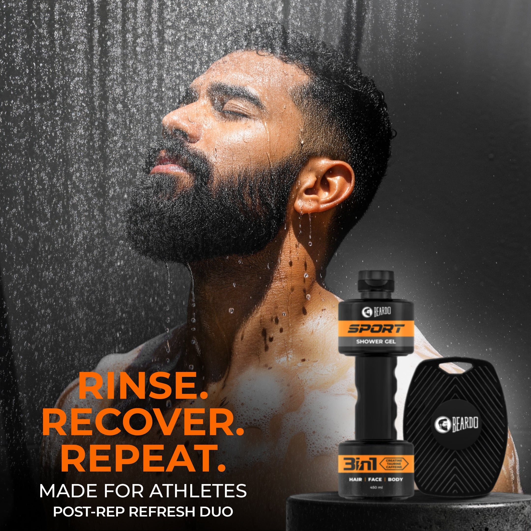 Beardo Sport Post-Workout Recharge Kit - Image 2 - Buy from Indicrest