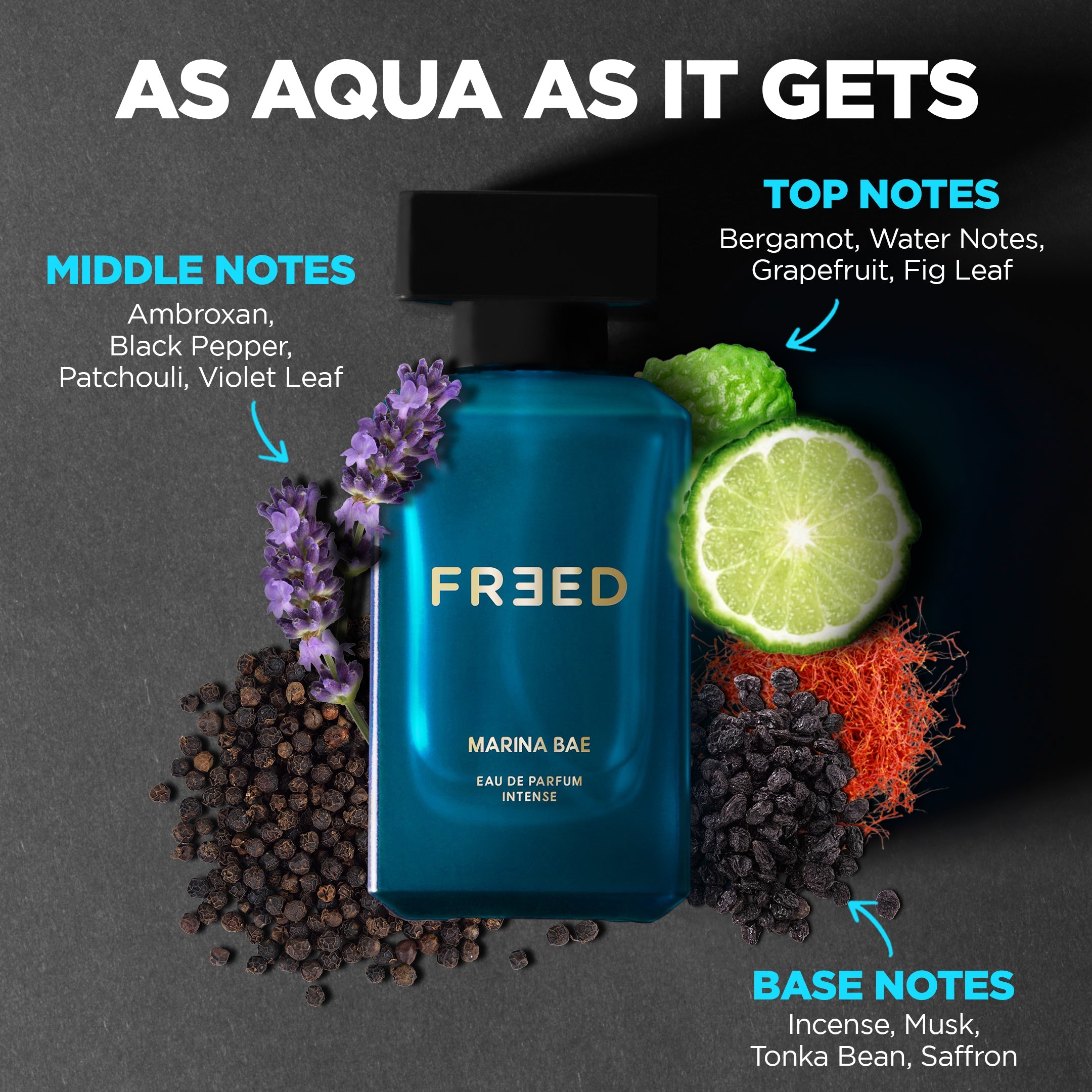 Beardo Freed Marina Bae Eau De Parfum Intense 80ml - Image 3 - Buy from Indicrest