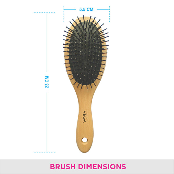 Vega Cushion Brush (Wooden) - E2-CBB