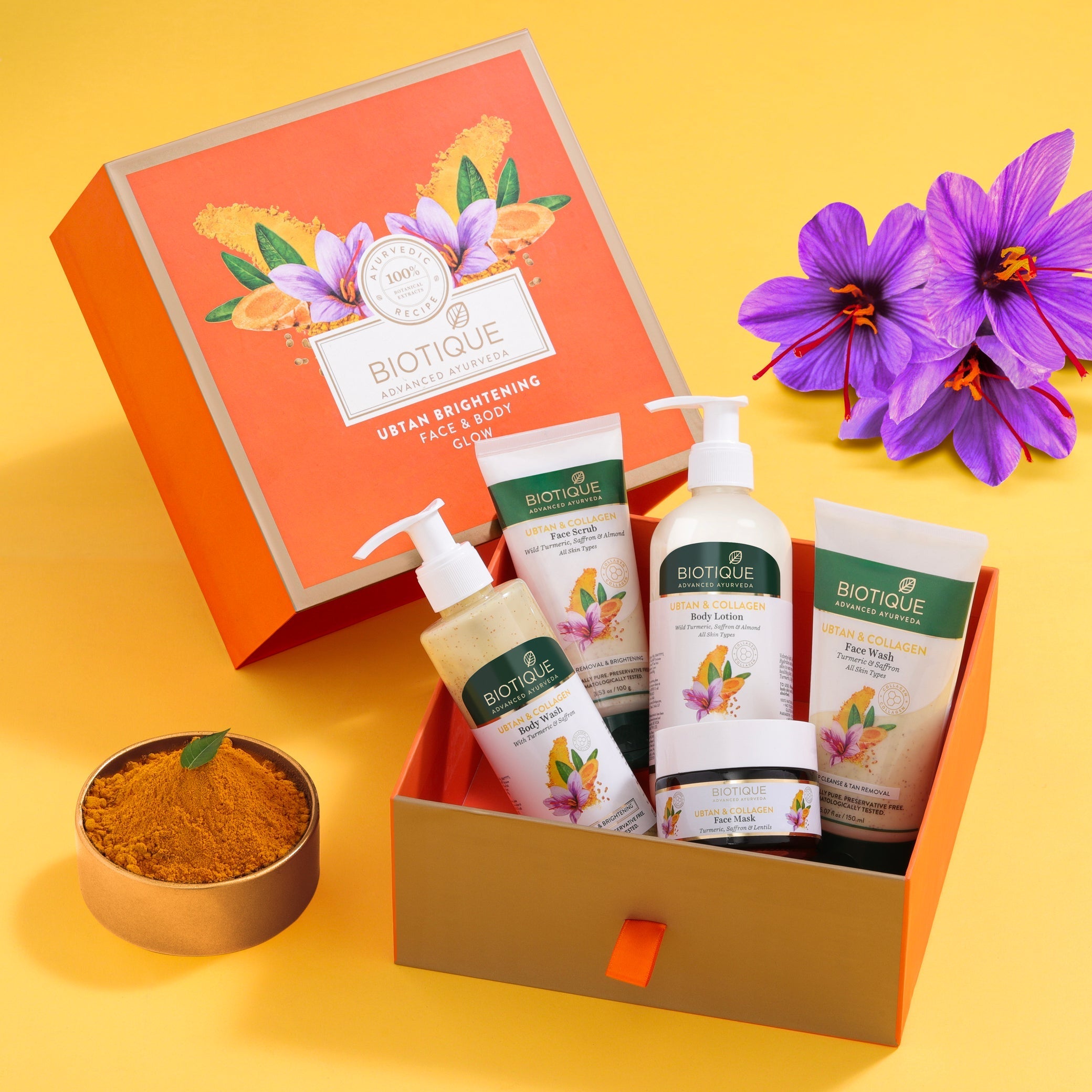 Biotique Ubtan Glowing Skin Essential Gift Kit - Image 3 - Buy from Indicrest