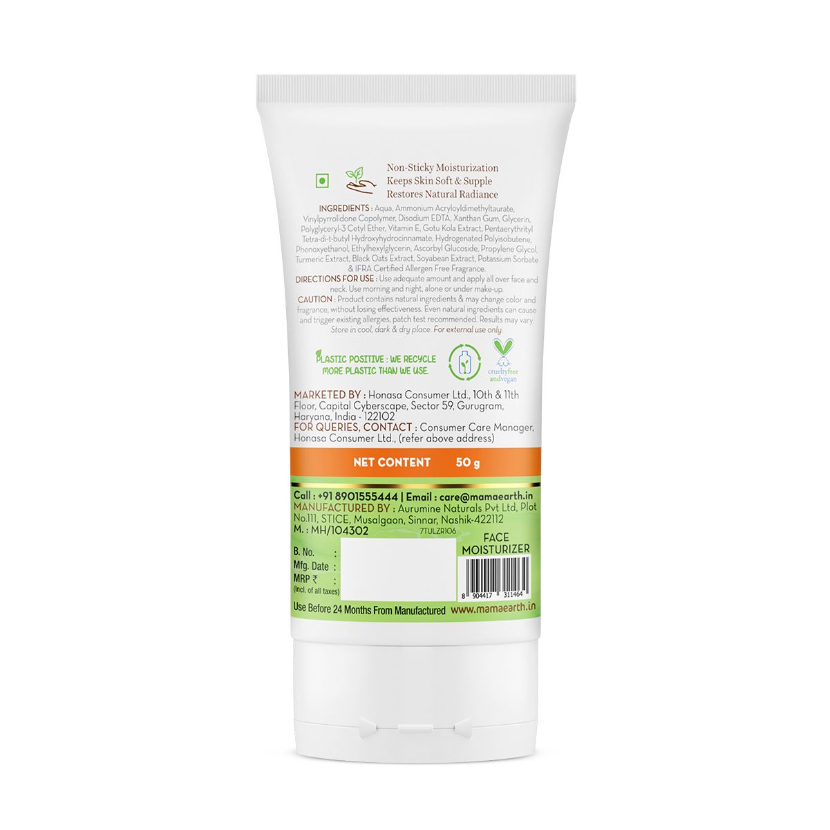 Mamaearth Vitamin C Oil-Free Moisturizer For Face with Vitamin C and Gotu Kola for Skin Illumination, 50g - Image 8 - Buy from Indicrest