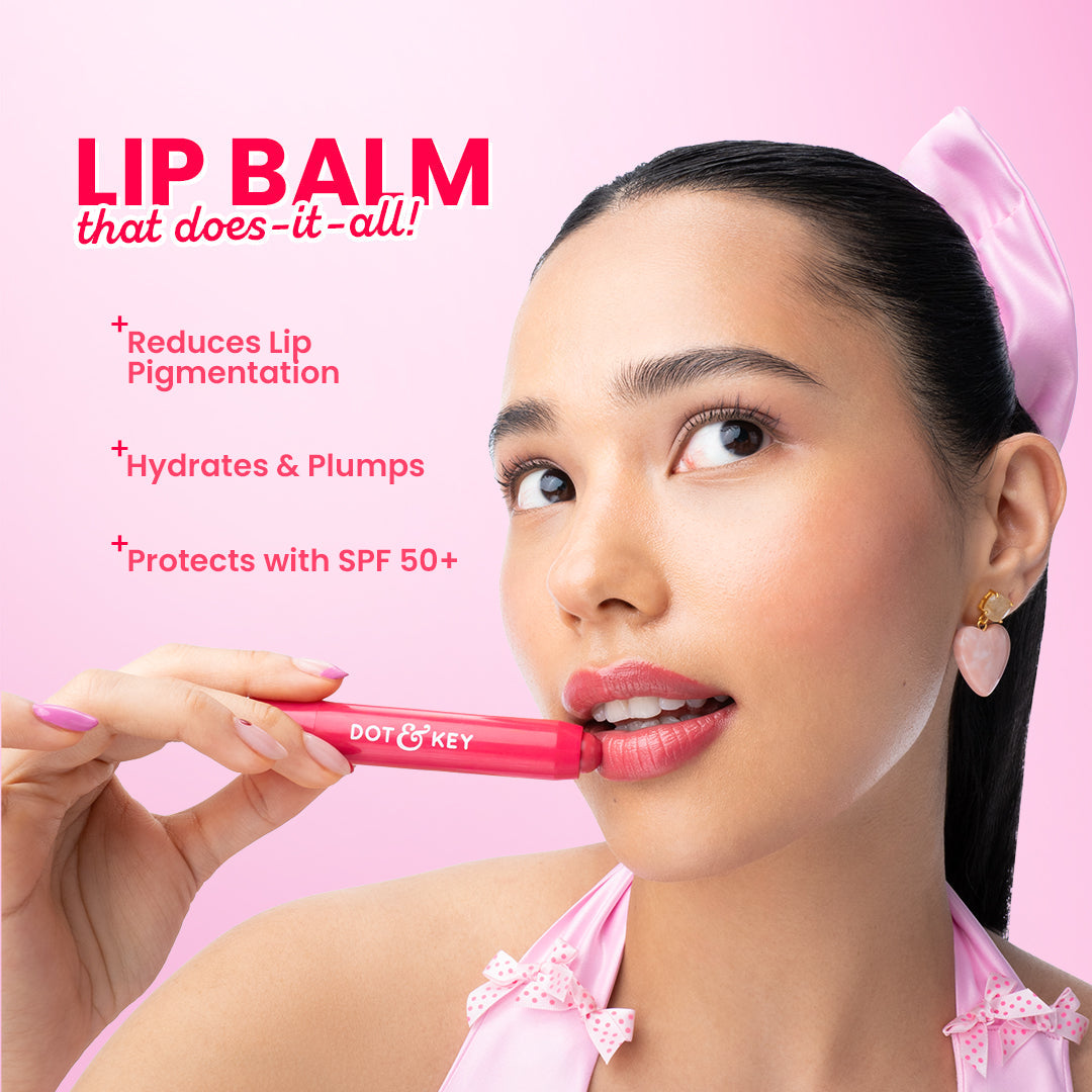 Dot & Key Meltie Lip Balm SPF 50+ PA+++, (Strawberry Glaze)