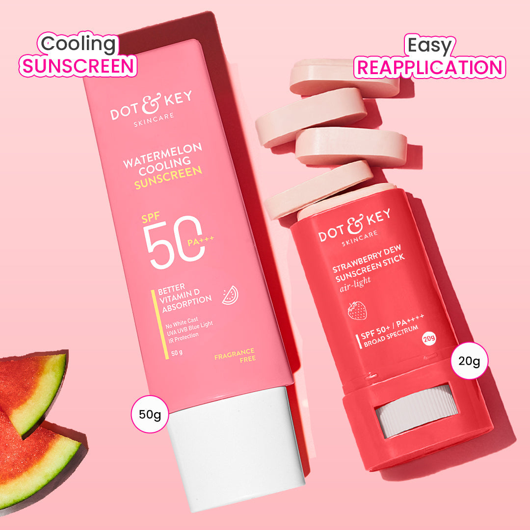 Dot & Key All Time Favourite Sunscreen Duo, (50g+20g)
