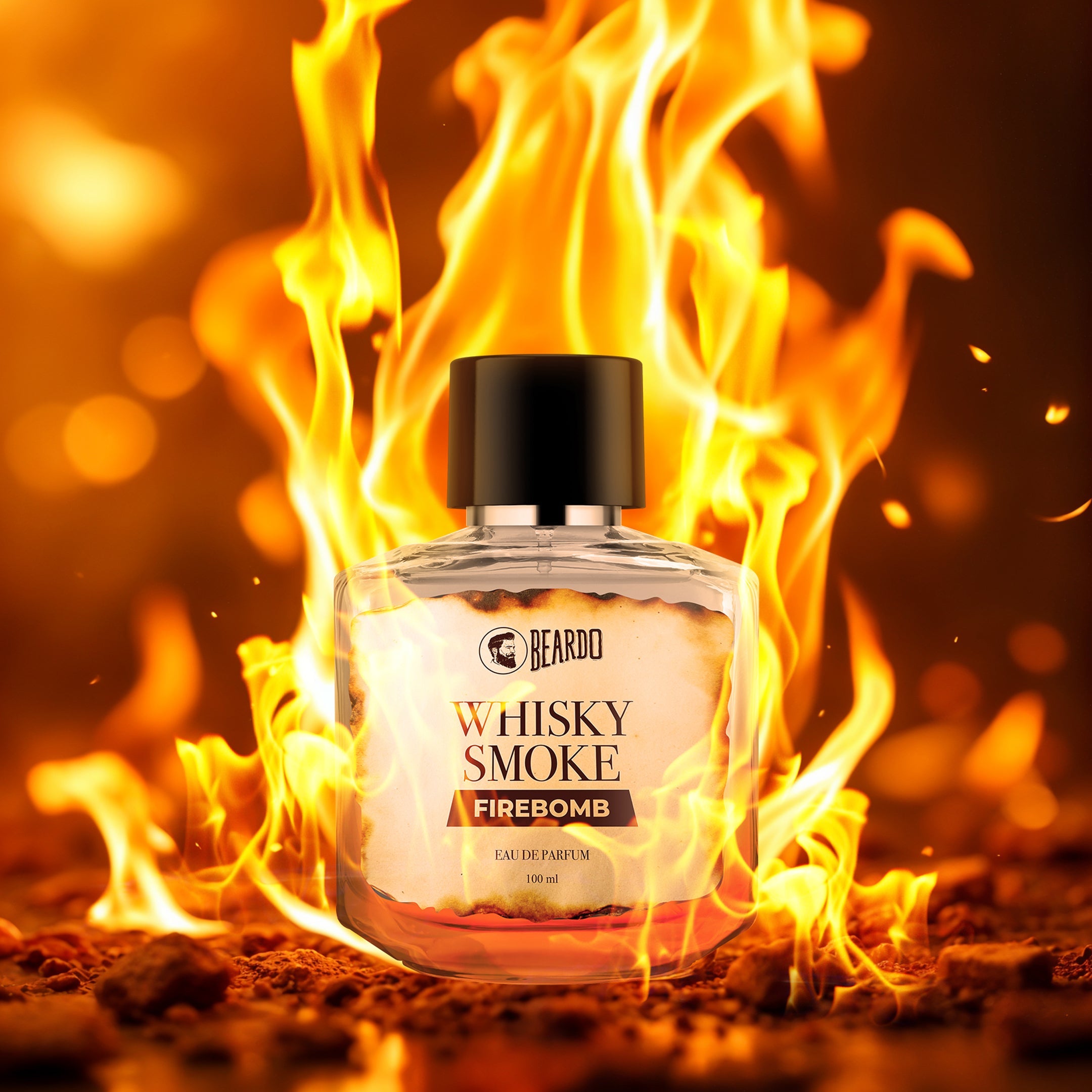Beardo Whisky Smoke Firebomb Perfume EDP, 100ml - Image 2 - Buy from Indicrest
