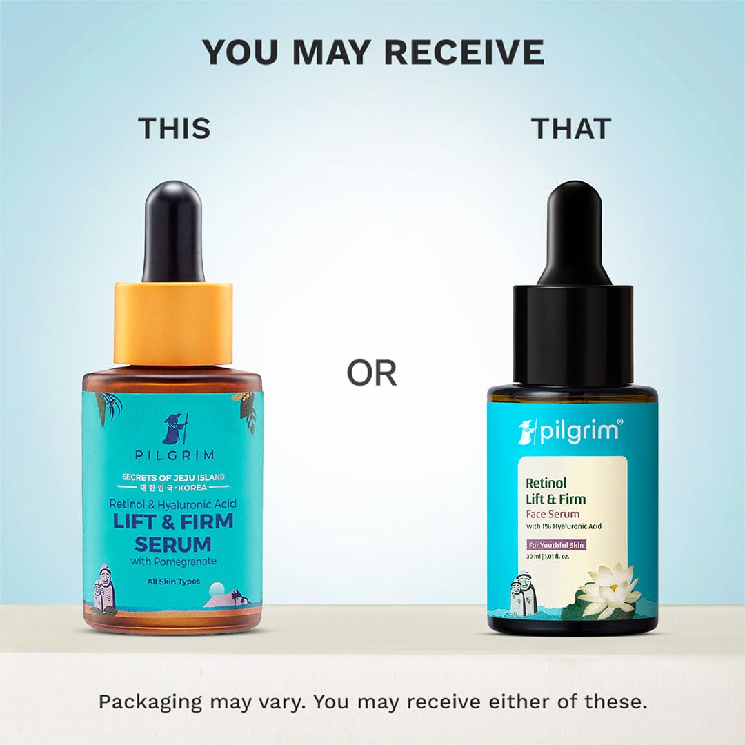 Pilgrim Retinol & Hyaluronic Acid Lift & Firm Serum, 30ml - Image 2 - Buy from Indicrest