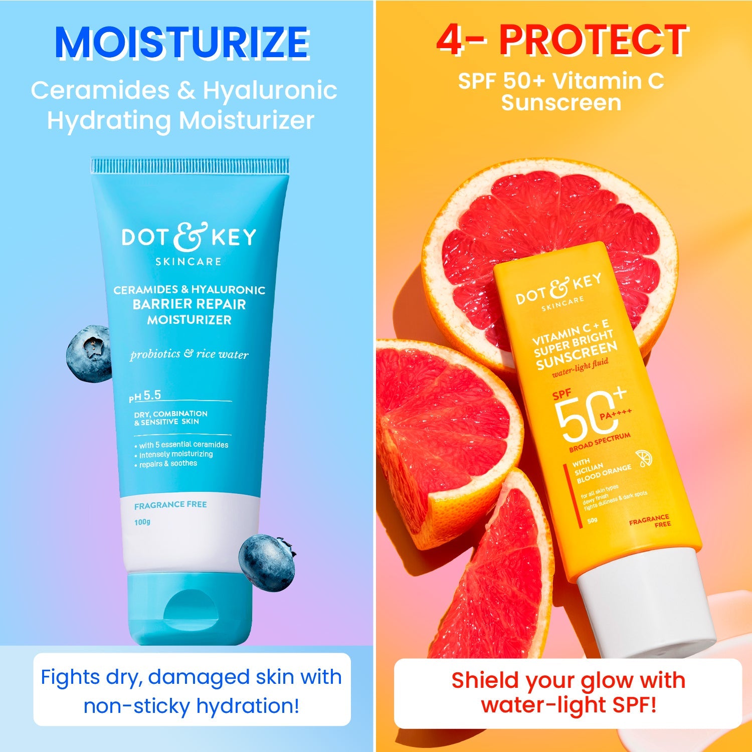 Dot & Key Moisturize & Protect Power Duo, (100g+50g) Buy at Indicrest Image 3