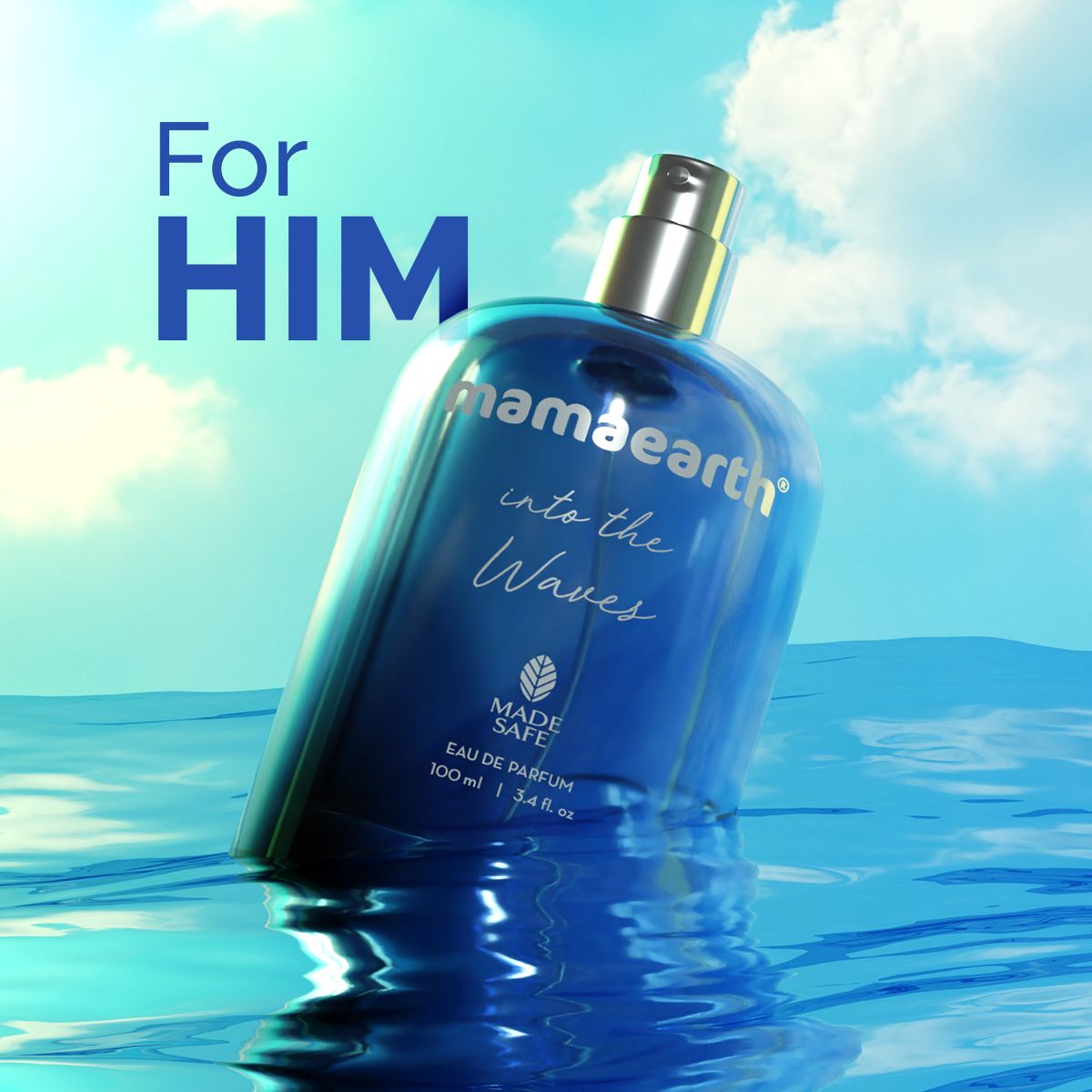 Mamaearth Into the Waves Eau De Parfum For Men, 100ml - Image 3 - Buy from Indicrest