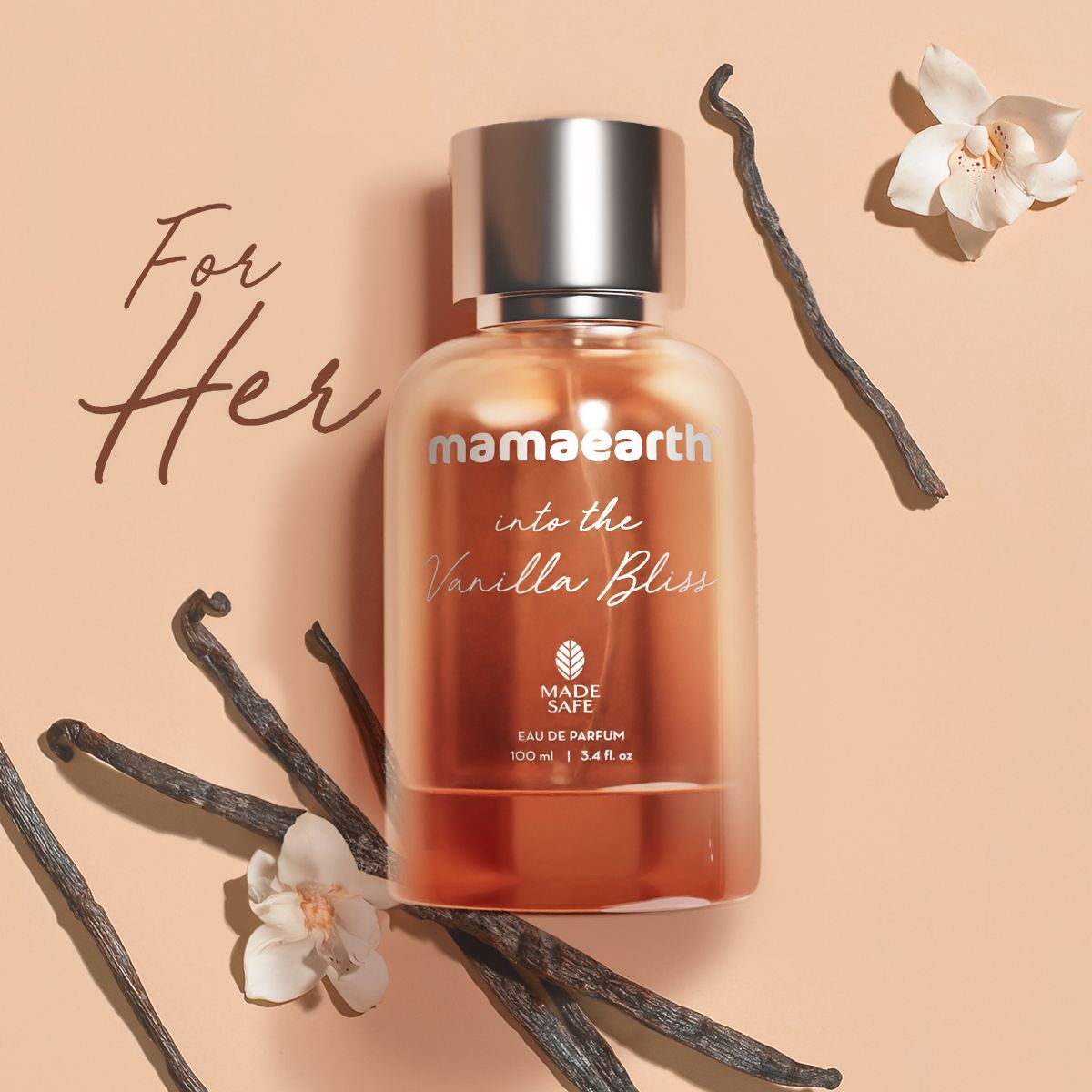Mamaearth Into the Vanilla Bliss Eau De Parfum For Women, 100ml - Image 2 - Buy from Indicrest