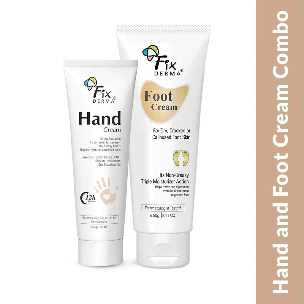 Fixderma Hand and Foot Cream Combo | Repair, Hydrate and Revitalize Dry Hands & Cracked Heels, Lip Shield 15g + Sunscreen 40g - Image 2 - Buy from Indicrest