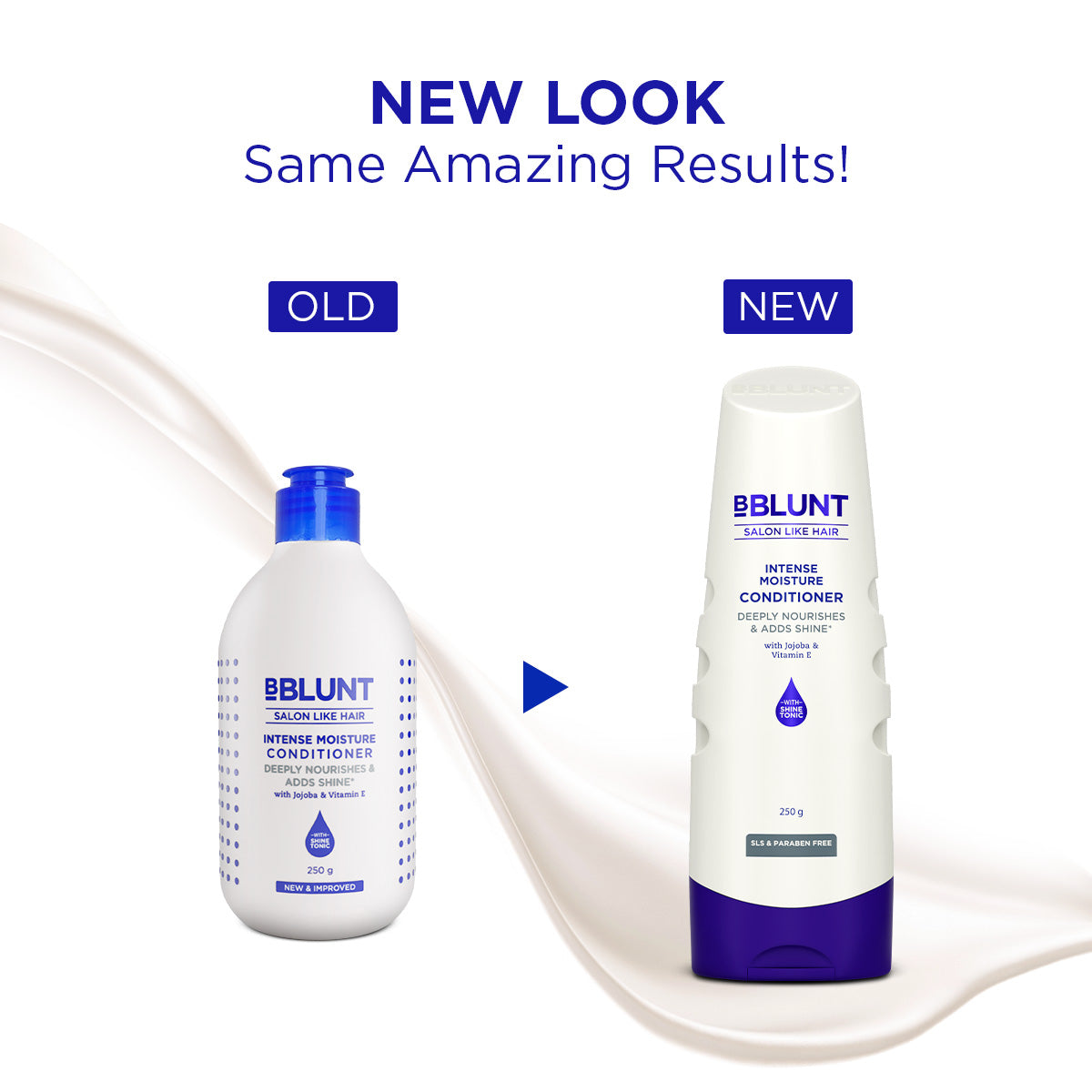 Bblunt Intense Moisture Conditioner with Vitamin E & Jojoba for Dry & Frizzy Hair - 250g, Pack of 3 - Image 2 - Buy from Indicrest