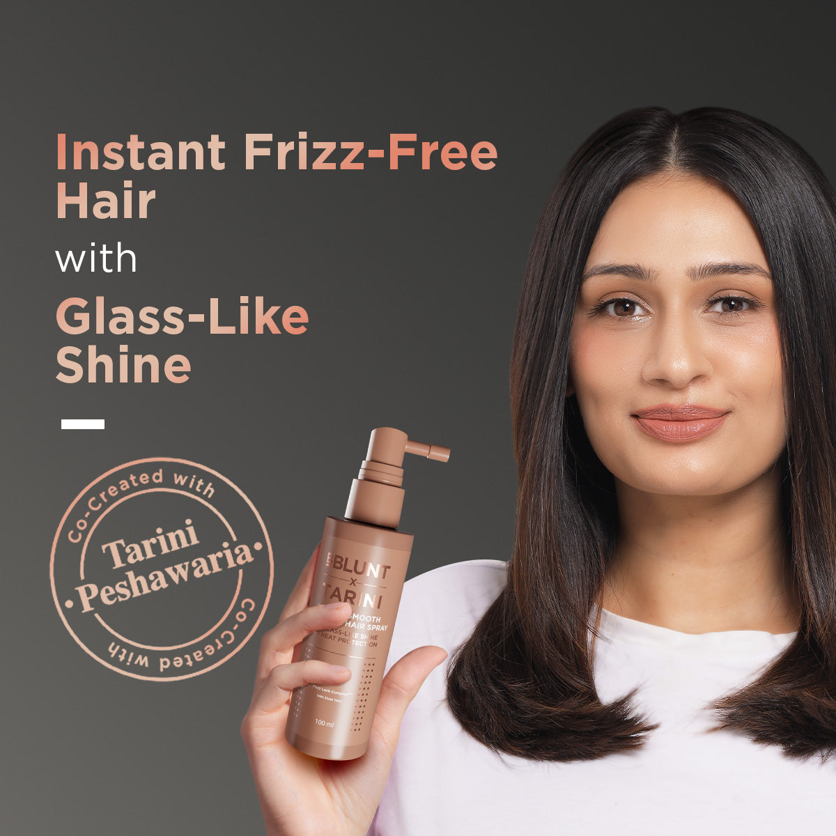 Bblunt Instant Smooth AntiFrizz Hair Spray, Tarini Peshawaria, Pack of 3 X 100ml - Image 3 - Buy from Indicrest