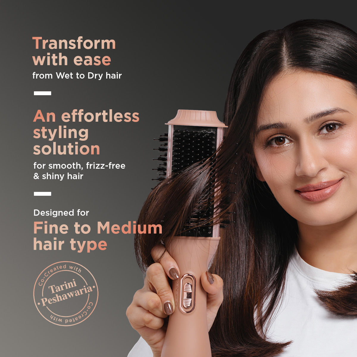 Bblunt Wettodry Air Smoothening Brush, 850w - Image 2 - Buy from Indicrest