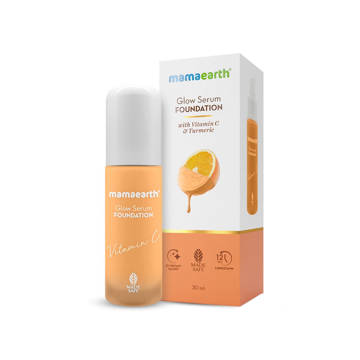 Mamaearth Glow Serum Foundation, 30ml | Almond Glow - Image 8 - Buy from Indicrest