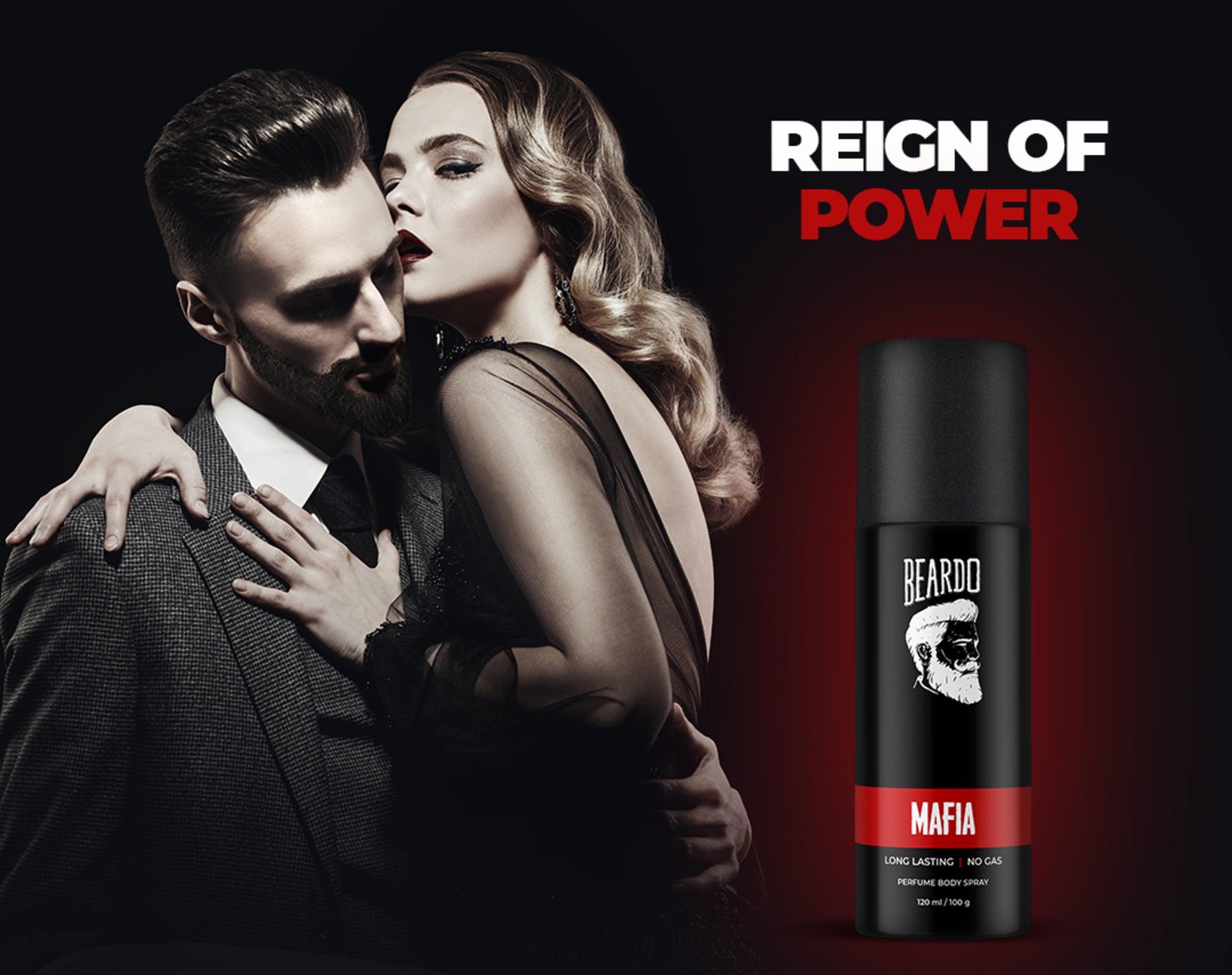 Beardo Mafia Perfume Body Spray 120ml, Pack of 2 - Image 2 - Buy from Indicrest