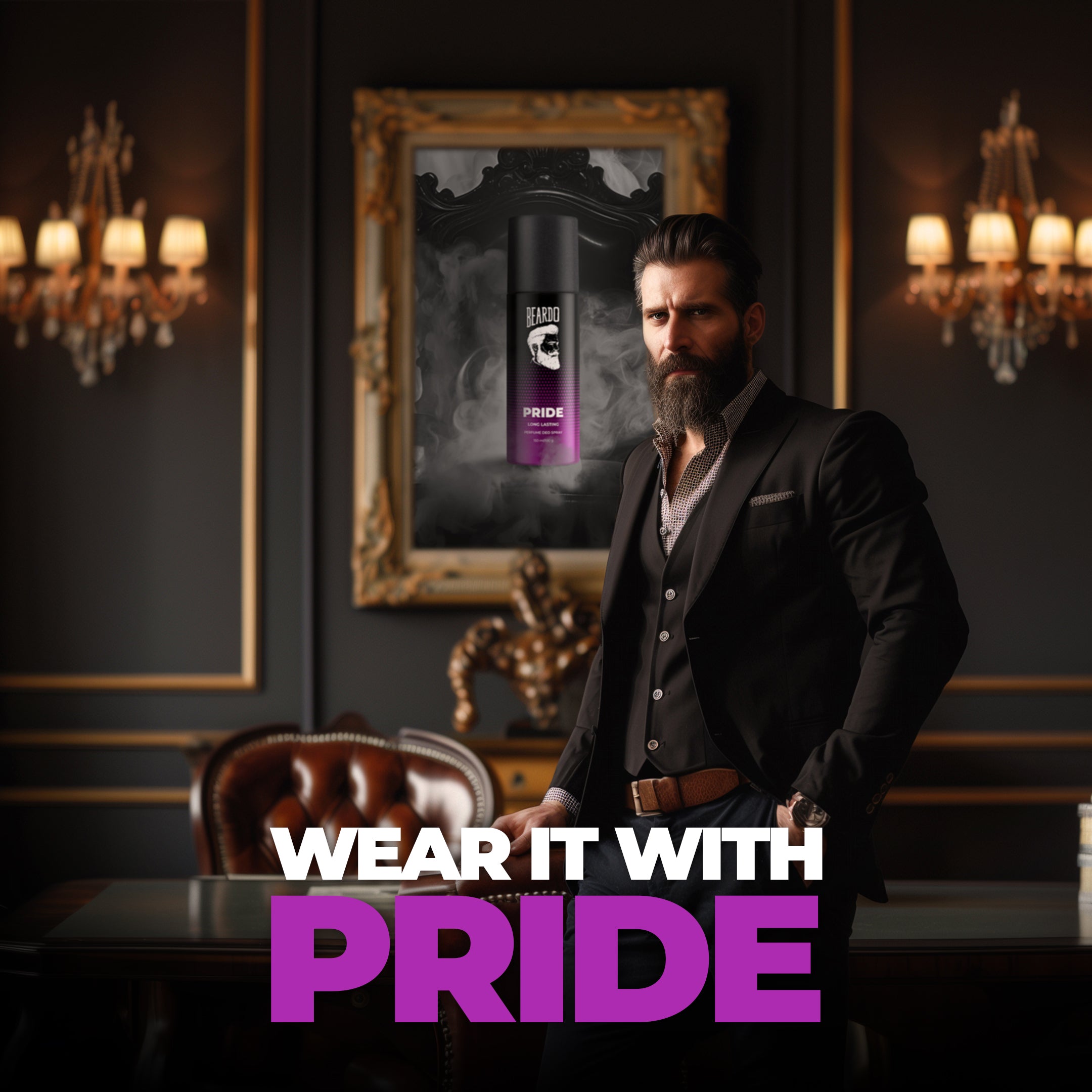 Beardo Pride Perfume Deo Spray, 150ml - Image 2 - Buy from Indicrest