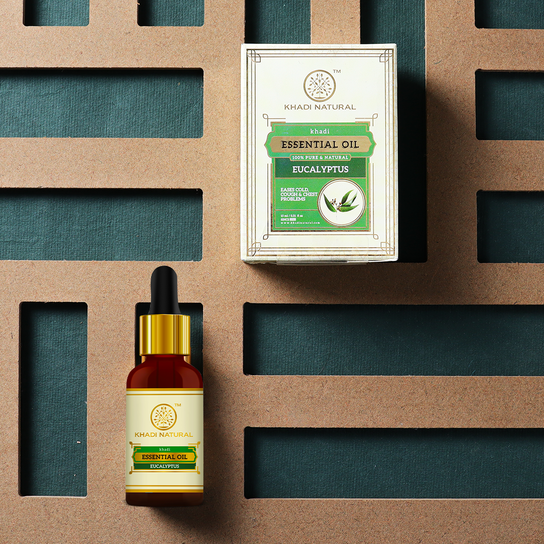 Khadi Natural Eucalyptus - Pure Essential Oil - 15ml Sale - Image 5 - Buy from Indicrest