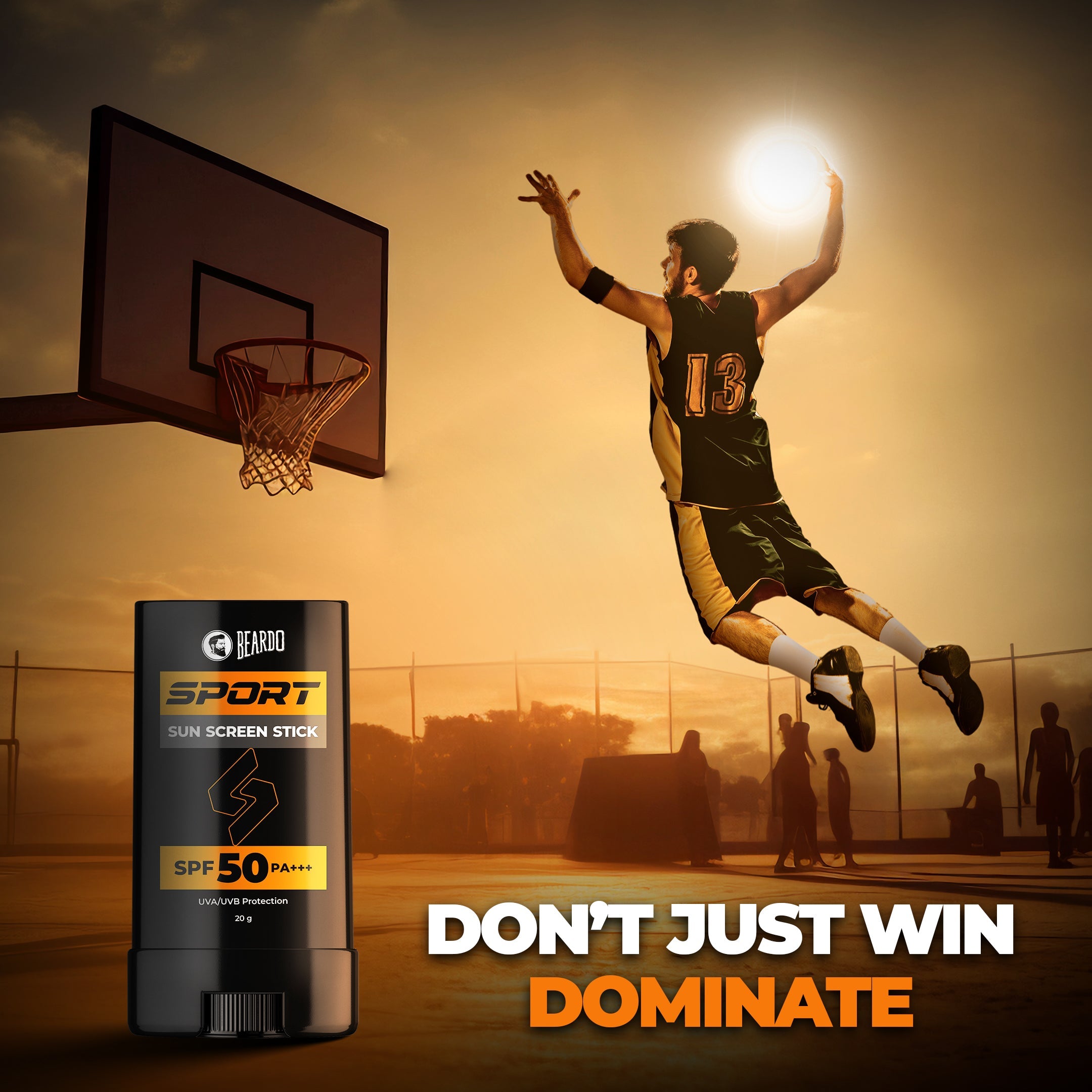 Beardo Sport Sunscreen Stick SPF50 20g - Image 2 - Buy from Indicrest