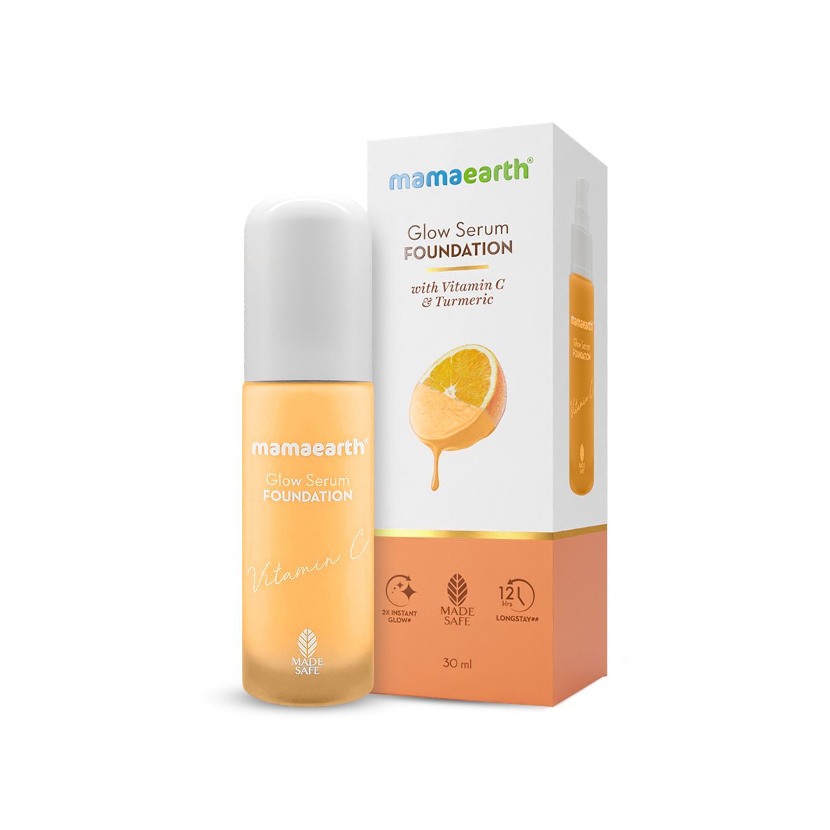 Mamaearth Glow Serum Foundation, 30ml | Crme Glow - Image 8 - Buy from Indicrest
